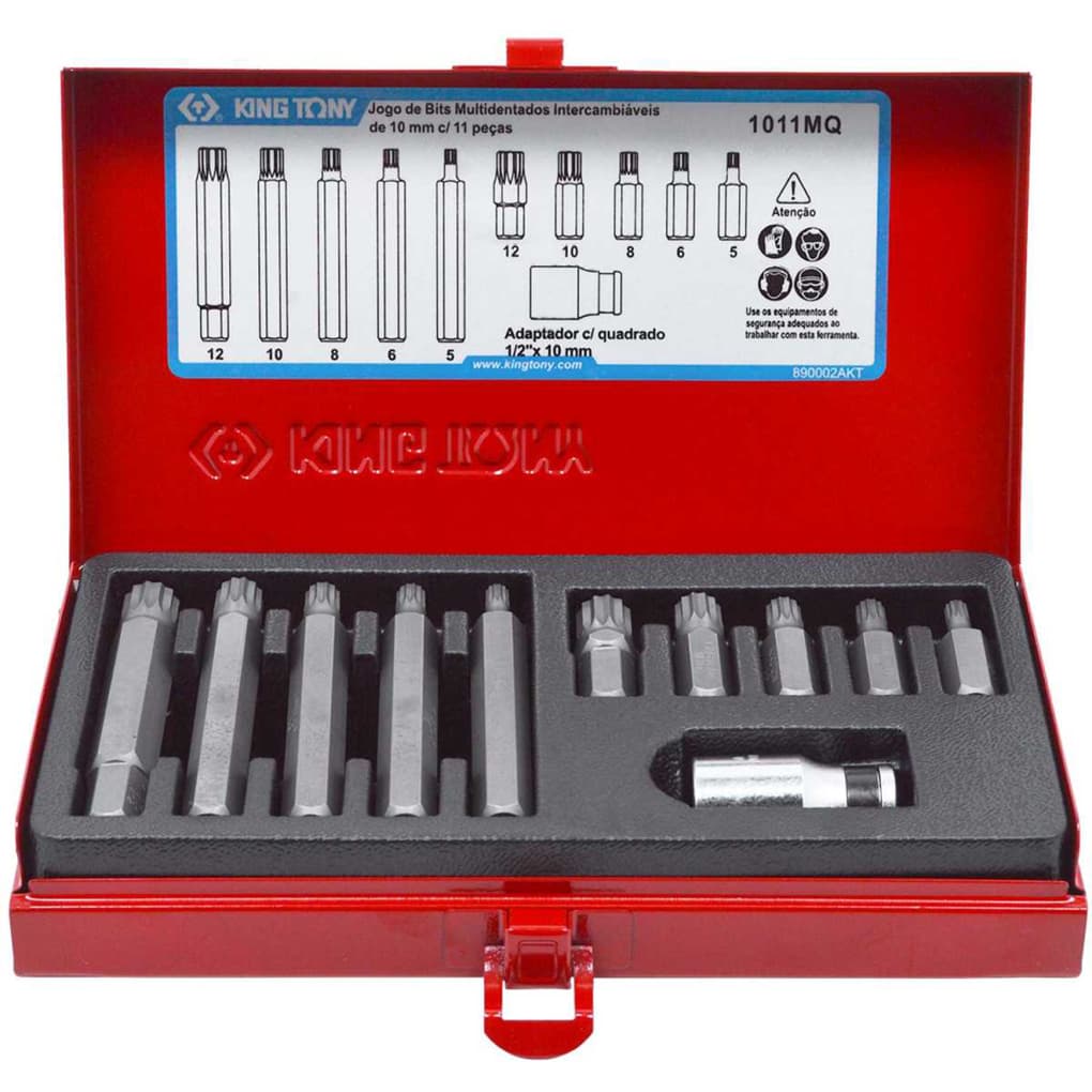Bộ Mũi Vít Đóng 11 Cái Kingtony DL 1011MQ