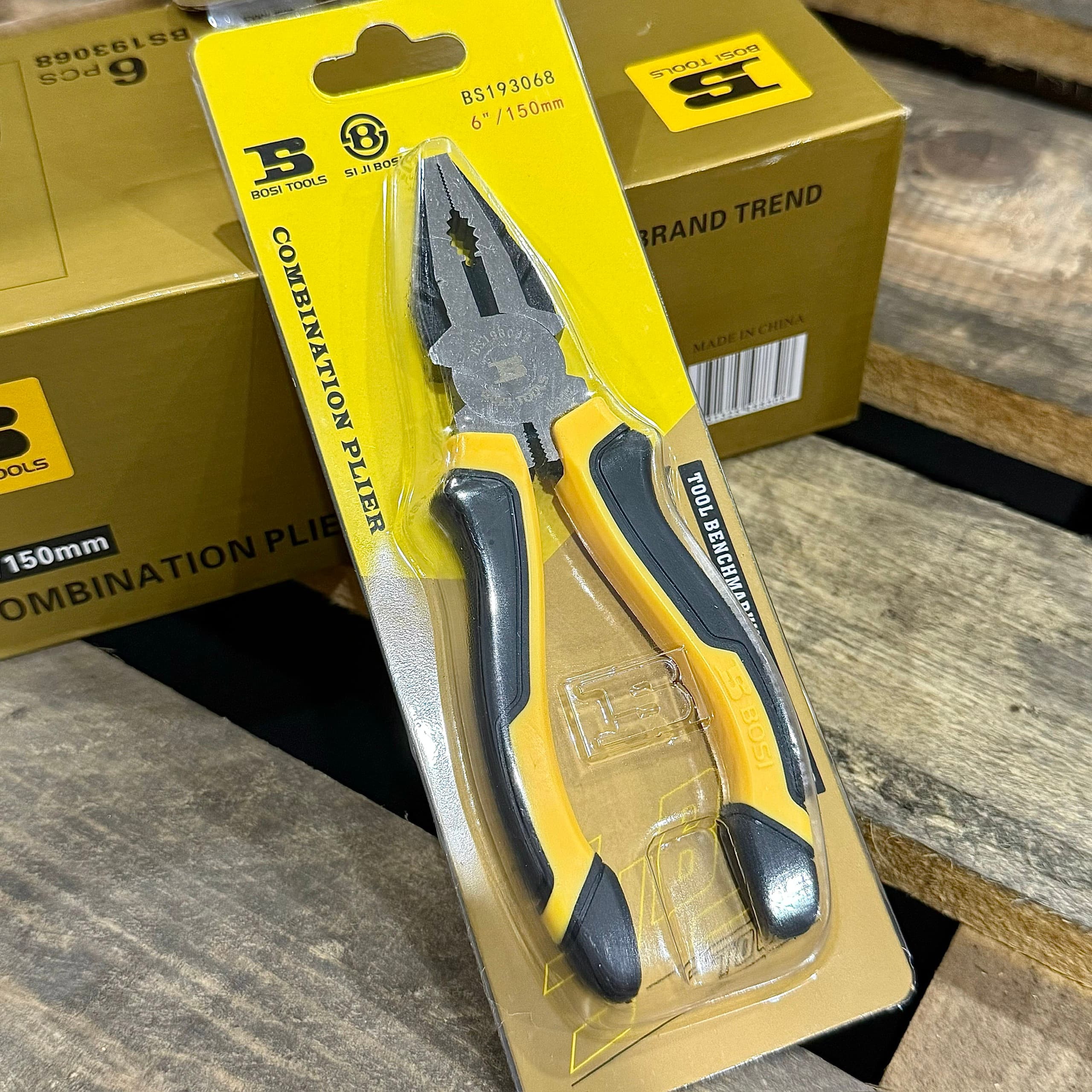 Kìm Cắt Dây Kiểu Âu 6 Inch Bosi BS193068