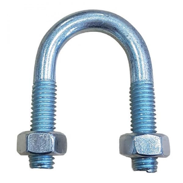 Cùm U Thép Mạ Kẽm UNC 1/4 x 3/8 (Gồm 2 Tán)