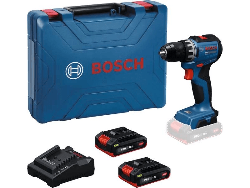 Máy Khoan Bắt Vít Dùng Pin 2.0Ah 70Nm (Kèm 2 Pin + Sạc) GSR 18V-52 Bosch 06019S00K7