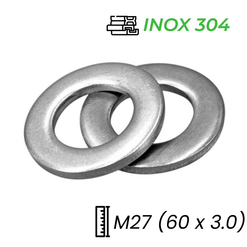 Lông Đền Phẳng Inox 304 M27 (60x3.0)