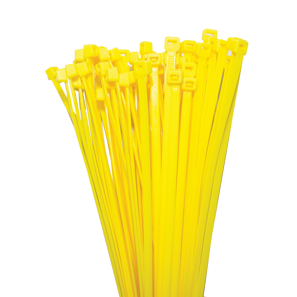 Dây Rút Nhựa Màu Vàng KST 100 x 2.5 mm K-100M-YL
