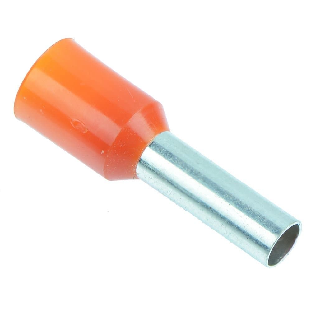 Cosse Pin Rỗng Nhựa 4mm Màu Cam KST E4010-ORANGE
