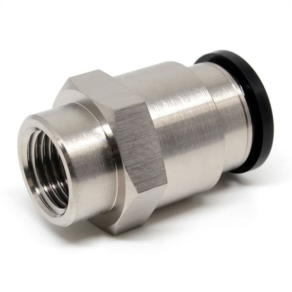 Đầu Nối Nhanh Khí Nén Thẳng Phi 12mm Ren Trong R1/4 Pisco PCF12-02