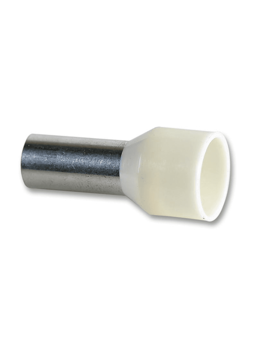 Đầu Cosse Pin Rỗng Bọc Nhựa Màu Trắng Ngà KST 16 mm2 E16-12-IVORY