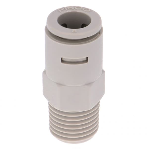 Đầu Nối Nhanh Khí Nén Dạng Thẳng Thân Lục Giác Ren Ngoài Pisco APC8-01