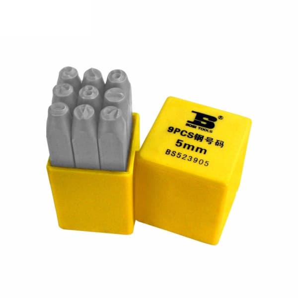 Bộ Số Thép 9 Chi Tiết 5 mm Bosi BS523905