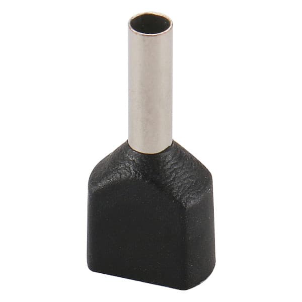 Đầu Cosse Pin Đôi Bọc Nhựa Màu Đen KST 1510 mm2 TE1510-BLACK