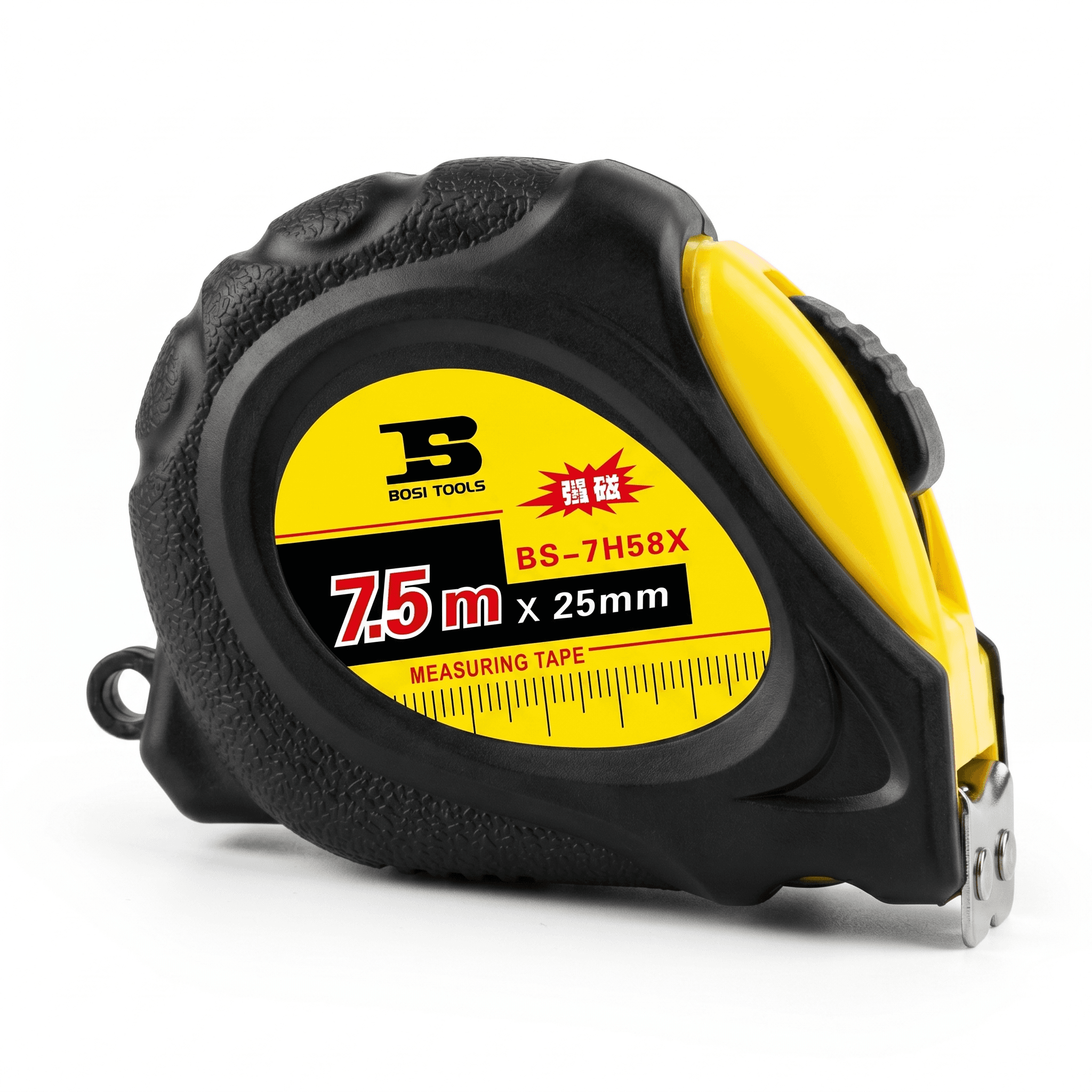 Thước Cuộn Thép Hệ Mét Và Inch 7.5 m x 25 mm Bosi BS127558B