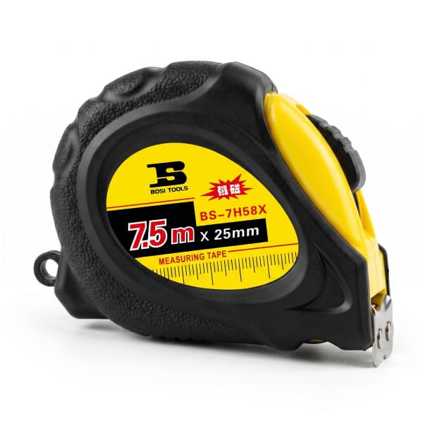 Thước Cuộn Thép Hệ Mét Và Inch 7.5 m x 25 mm Bosi BS127558B