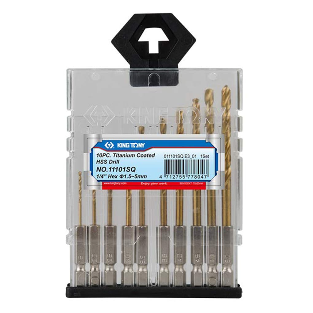 Bô Mũi Khoan 10 Cái Kingtony DL 11101SQ