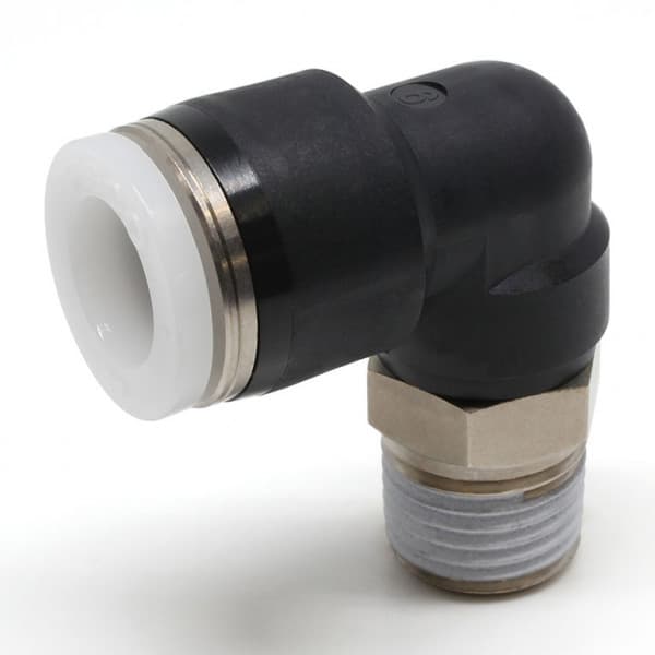 Đầu Nối Nhanh Khí Nén Dạng Cong 90° Ren Ngoài Pisco PL3/8-N2U