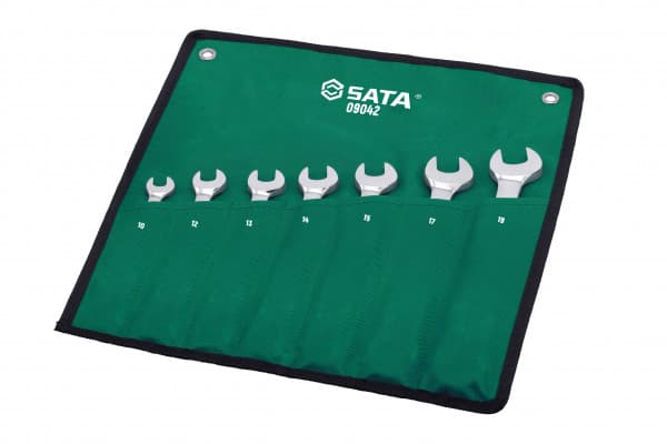 Bộ Cờ Lê Vòng Miệng Tự Động Lắt Léo 7 Chi Tiết 10–19 mm SATA 09042