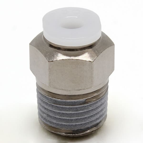 Đầu Nối Nhanh Khí Nén Dạng Thẳng Thân Lục Giác Ren Ngoài Pisco PC1/8-01M