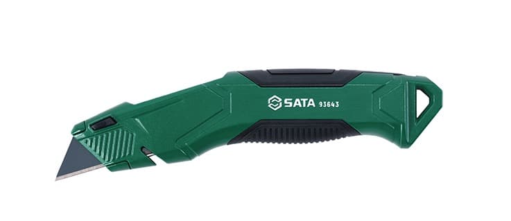 Dao Rọc Giấy Hợp Kim Kẽm 5 Lưỡi Phụ SATA 93643