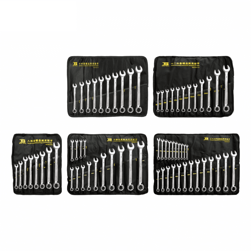Bộ Cờ Lê Vòng Miệng 10 Chi Tiết Cao Cấp Bosi BS392210