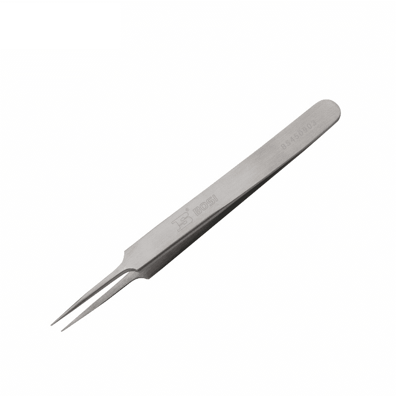 Nhíp Inox 120x9x2 mm Bosi BS450903