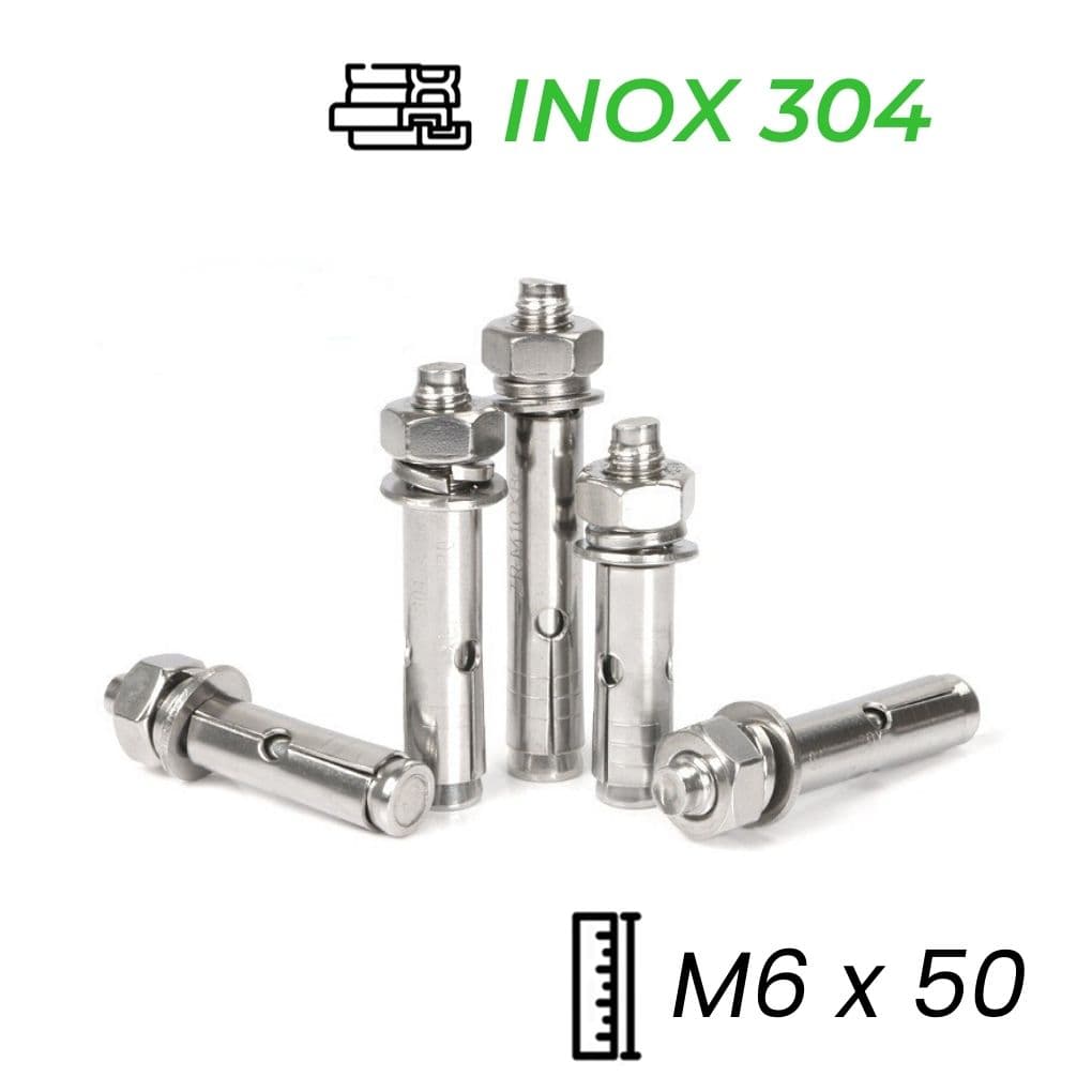 Tắc Kê Nở Inox 304 M6x50
