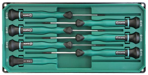 Bộ Tua Vít Sao Cán Dài 6 Chi Tiết SATA 09313