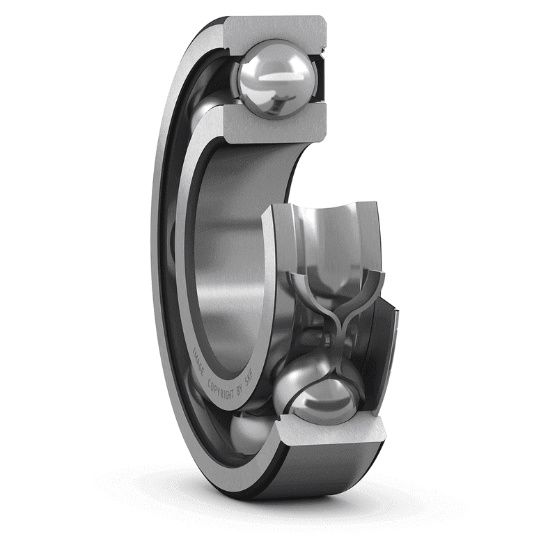 Vòng Bi Cầu Rãnh Sâu SKF 6001-Z/C3H (12x28x8) Nắp Chắn Thép (Một Bên)