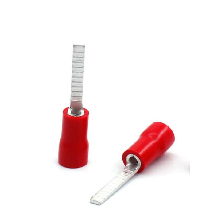 Đầu Cosse Pin Dẹp Cách Điện Màu Đỏ KST 1 mm2 DBVS1-13