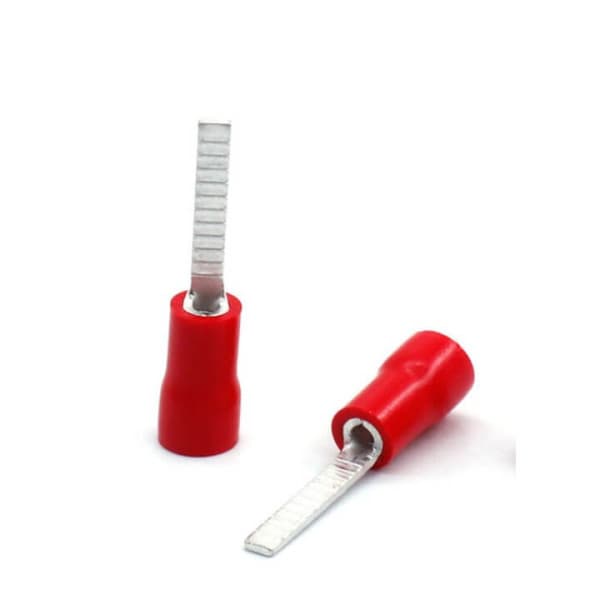 Đầu Cosse Pin Dẹp Cách Điện Màu Đỏ KST 1 mm2 DBVS1-13