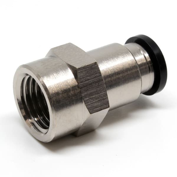 Đầu Nối Nhanh Khí Nén Thẳng Phi 8mm Ren Trong R1/4 Pisco PCF8-02