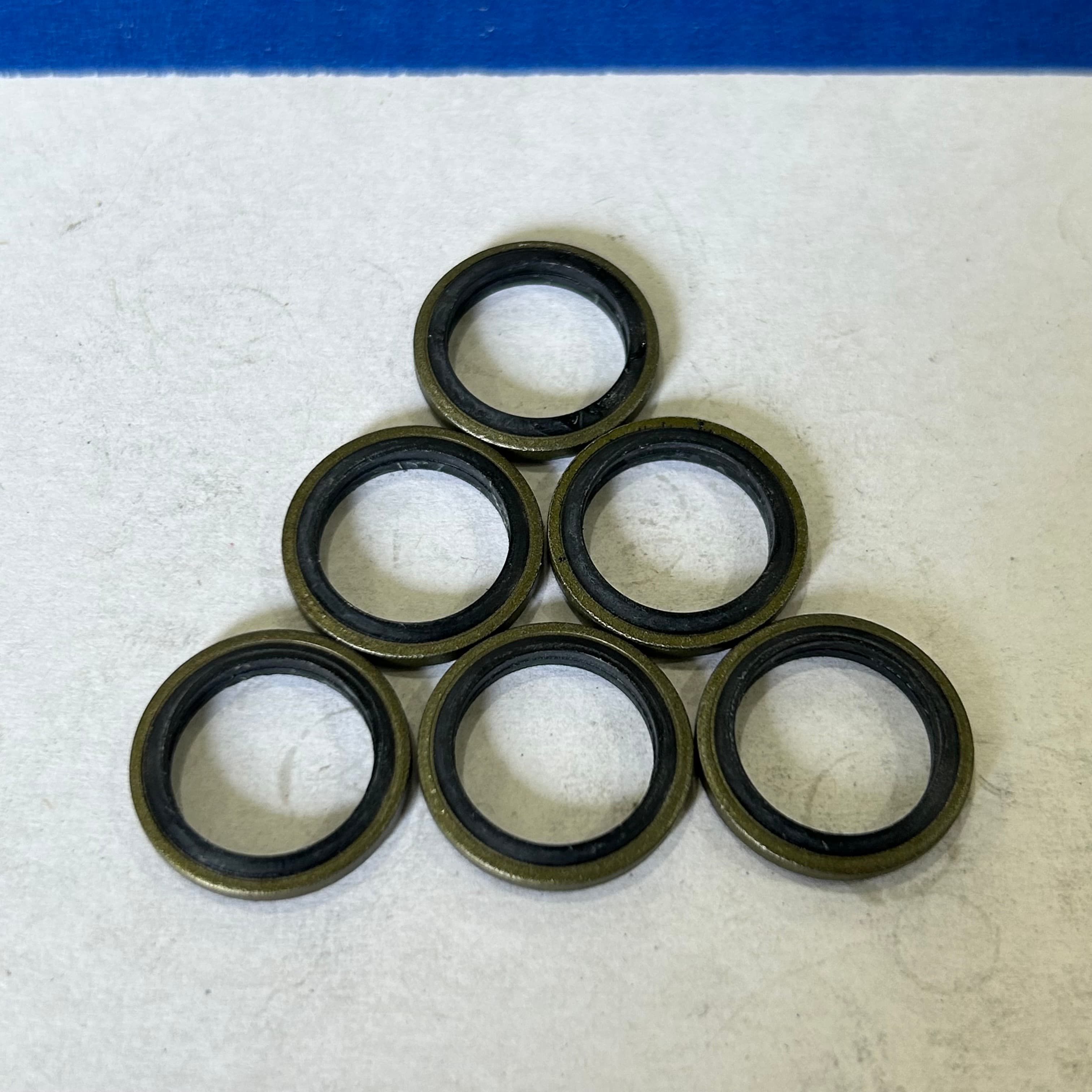 Lông Đền Dầu (Bonded Seal) Cao Su NBR D14 (ID14.4xOD20x2.0)