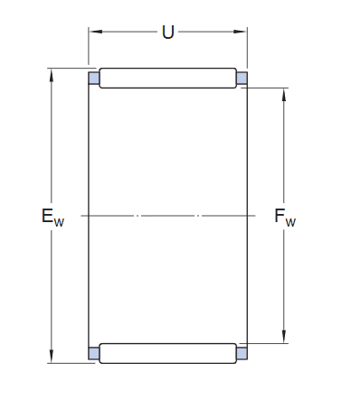 Bản vẽ kỹ thuật Vòng Bi SKF K 25X33X20