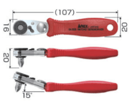 Bản vẽ kỹ thuật Tay Cầm Tự Động Bắt Góc Hẹp Anex No.525