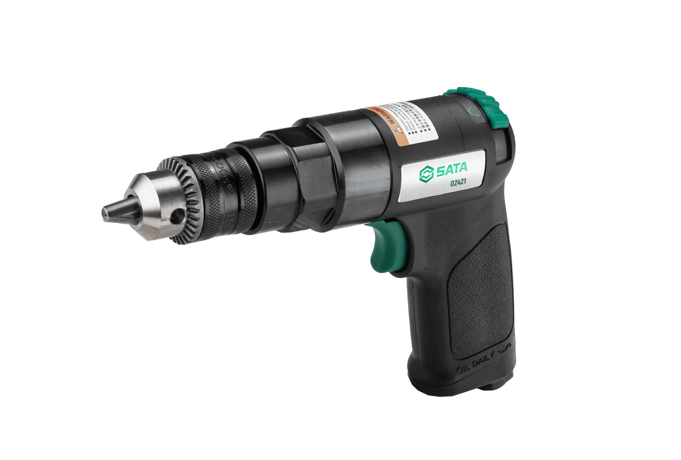Máy Khoan Khí Nén Đảo Chiều Đầu Kẹp 3/8" SATA 02421