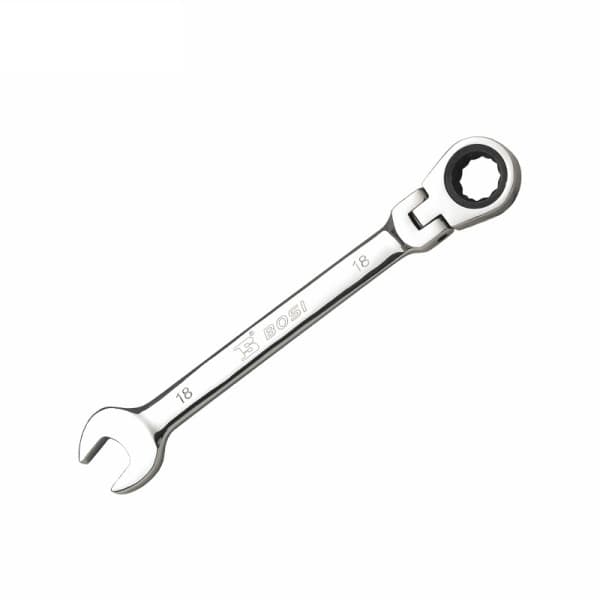 Cờ Lê Vòng Miệng Tự Động Đầu Lắc Léo 15 mm Bosi BS431615