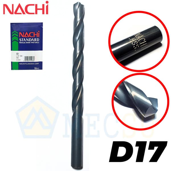 Mũi Khoan Thép List 500 Nachi D17.0