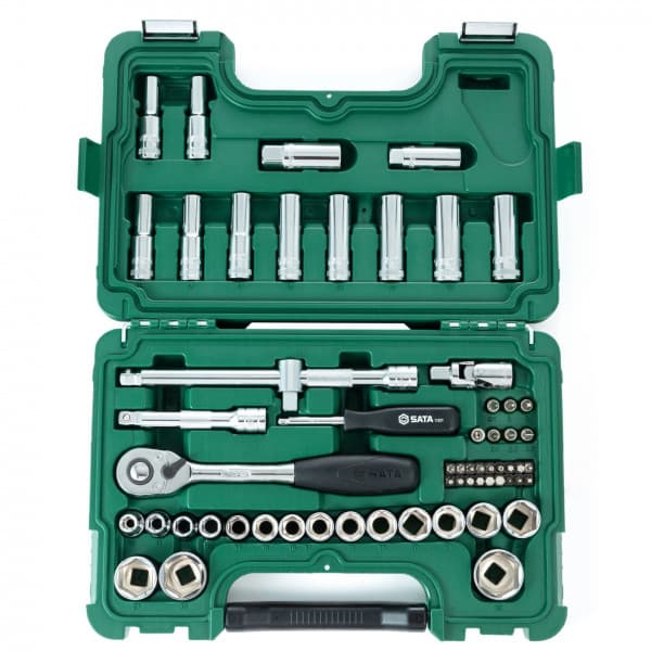 Bộ Đầu Tuýp 58 Chi Tiết 1/2 inch - Hệ Mét SATA 09007