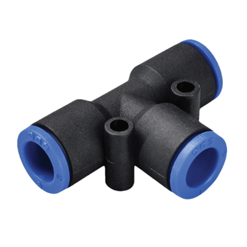 Đầu Nối Nhanh Khí Nén Chữ T Ø14mm CDC MPUT 14 (Màu Đen)