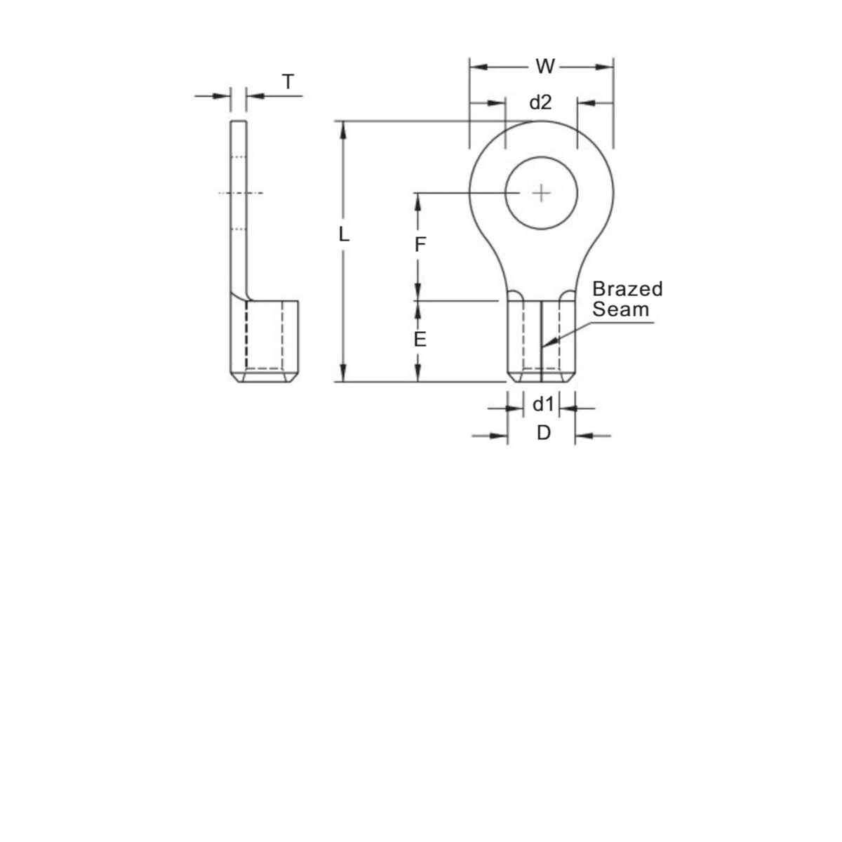 Bản vẽ kỹ thuật Cosse Tròn Trần 14mm KST RNBS14-5