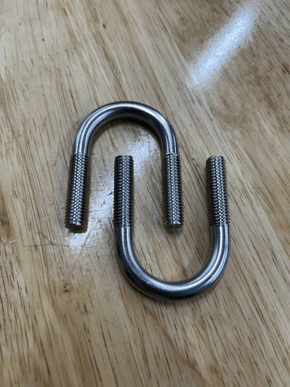 Cùm U Inox 304 DN20 M8x27-54mm
