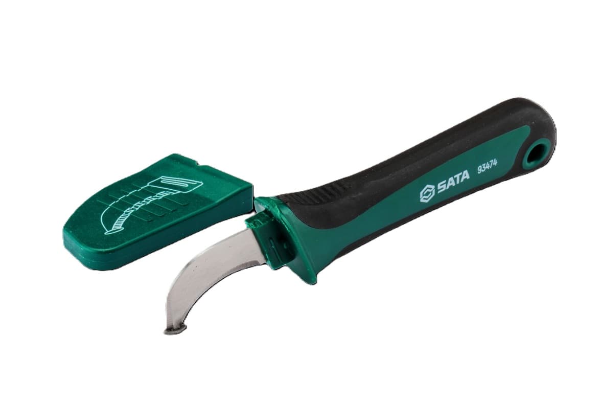 Dao Rọc Cáp Lưỡi Cong SATA 93474