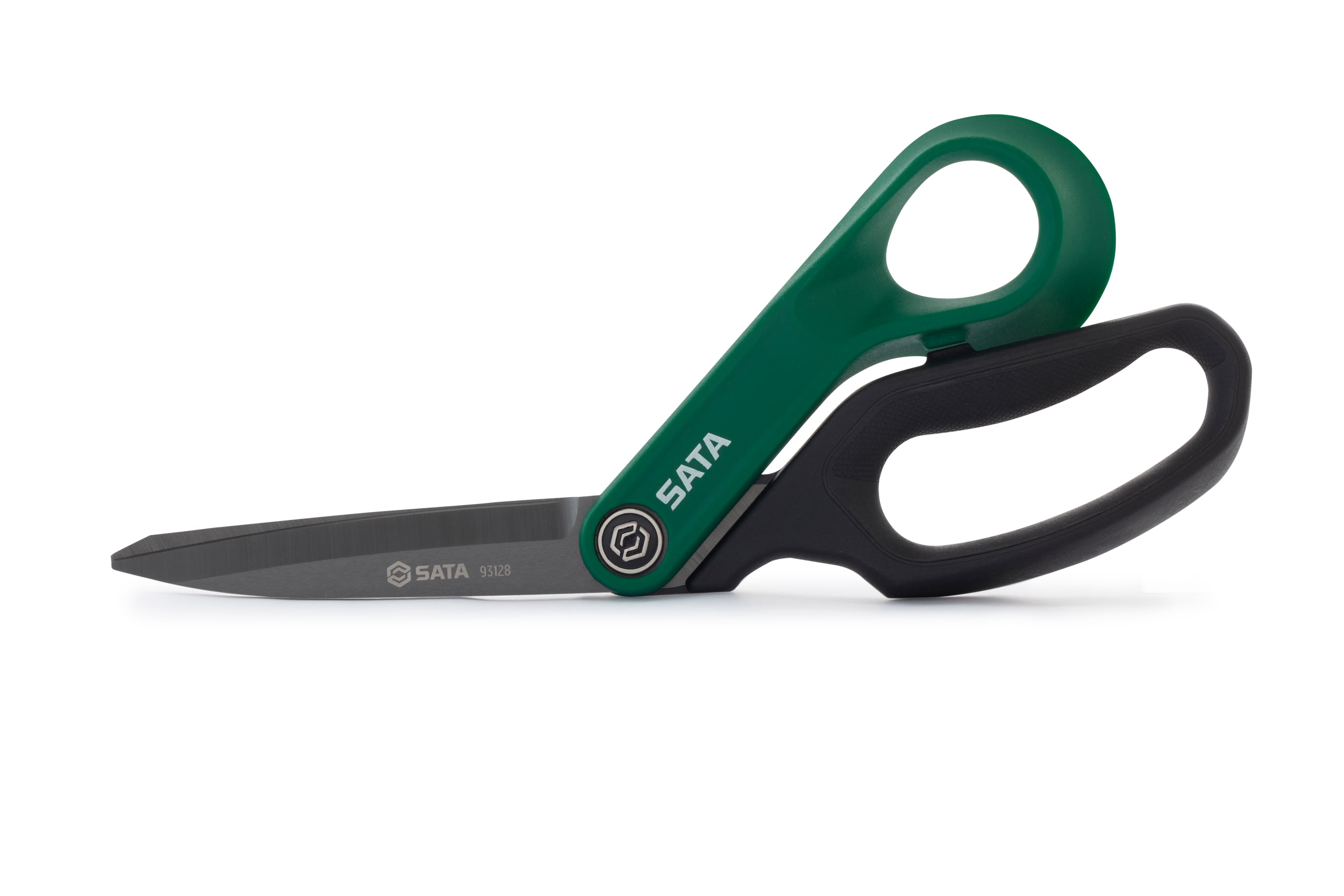 Kéo Cắt Lưỡi Dài Tay Cầm Cánh Ong Cao Su SATA 93128