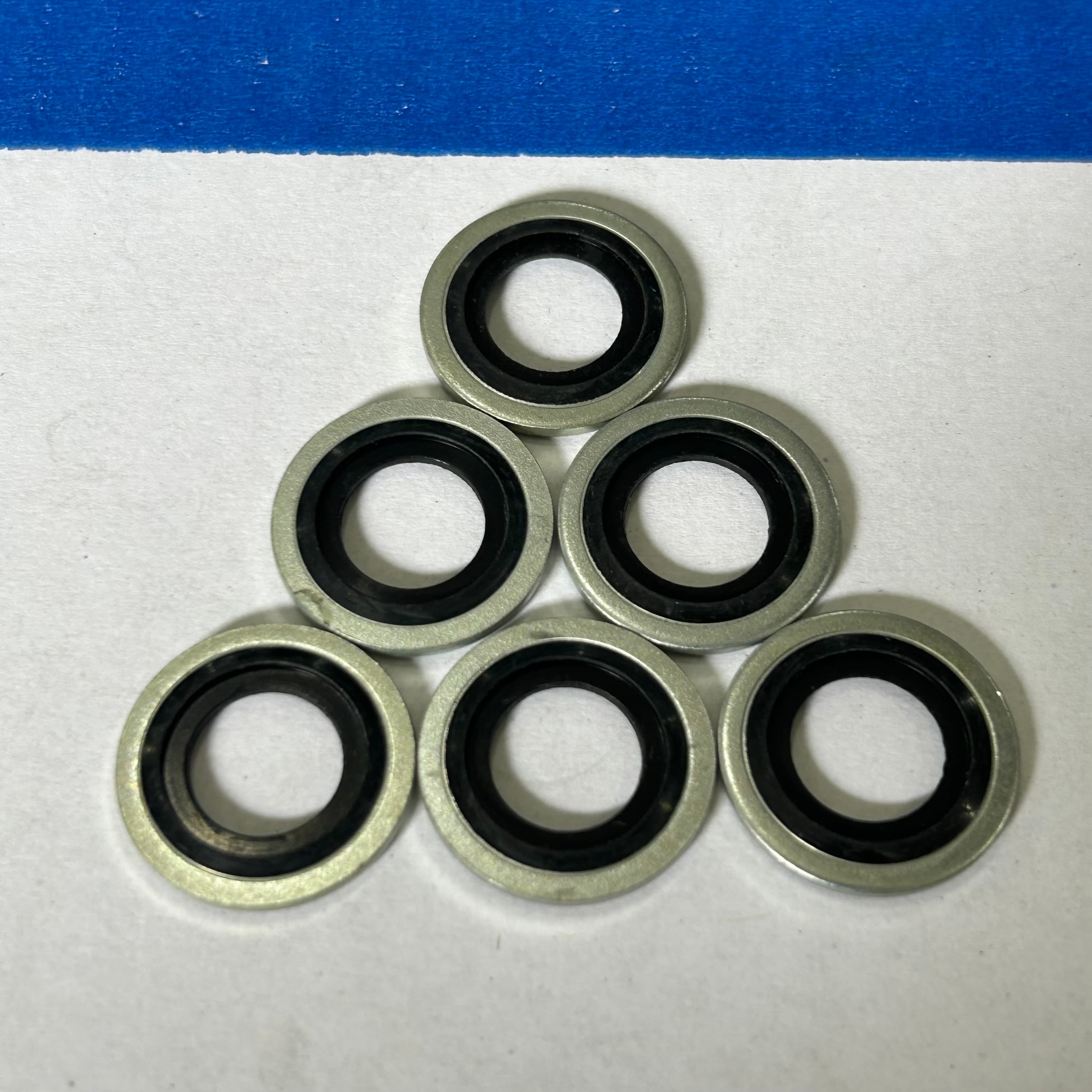 Lông Đền Dầu (Bonded Seal) Cao Su NBR D14 (ID14.7xOD22x1.5)