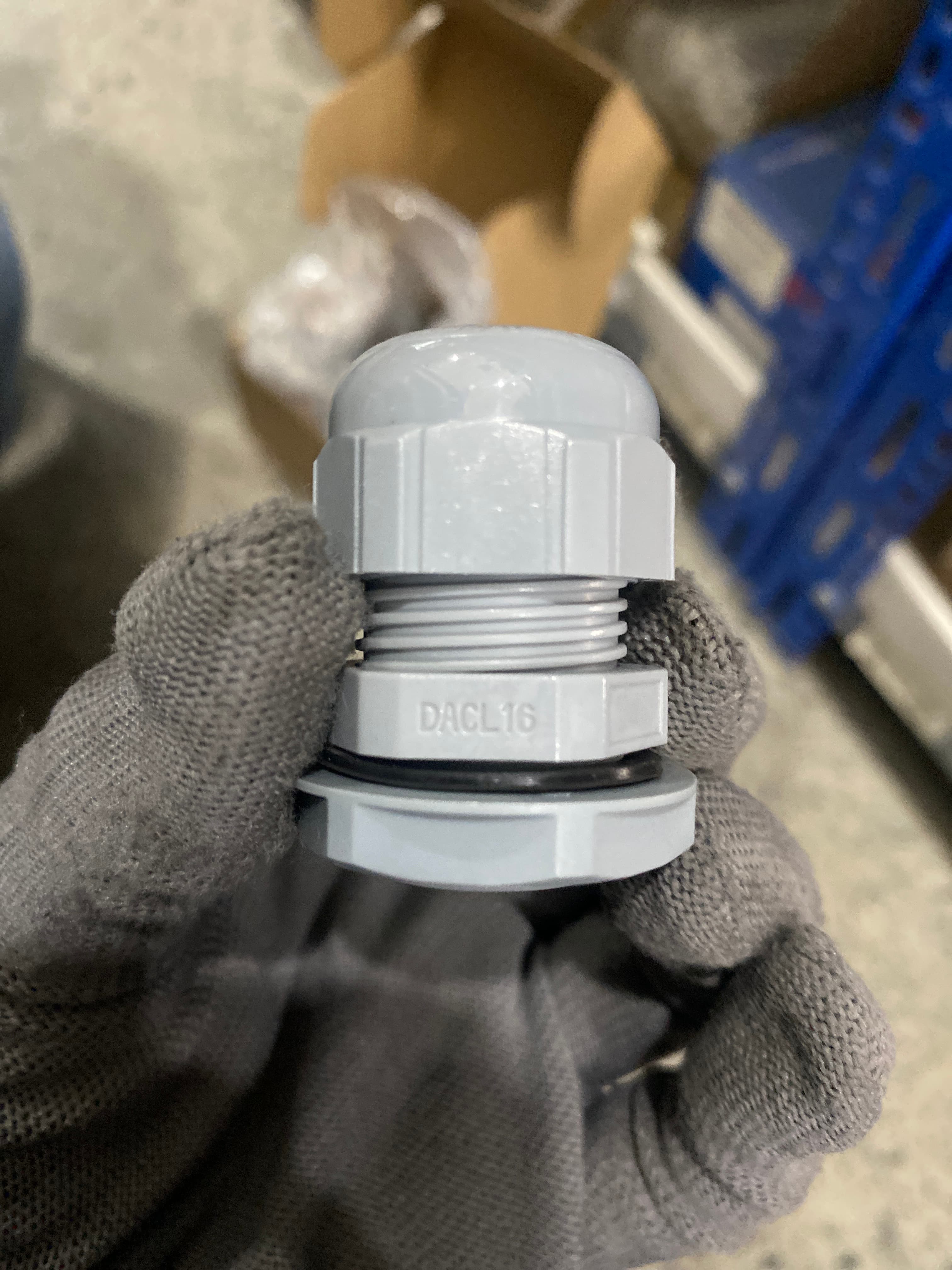 Ốc Siết Cáp Điện Nhựa PA66 Màu Xám PG 16 DONG-A DACL16