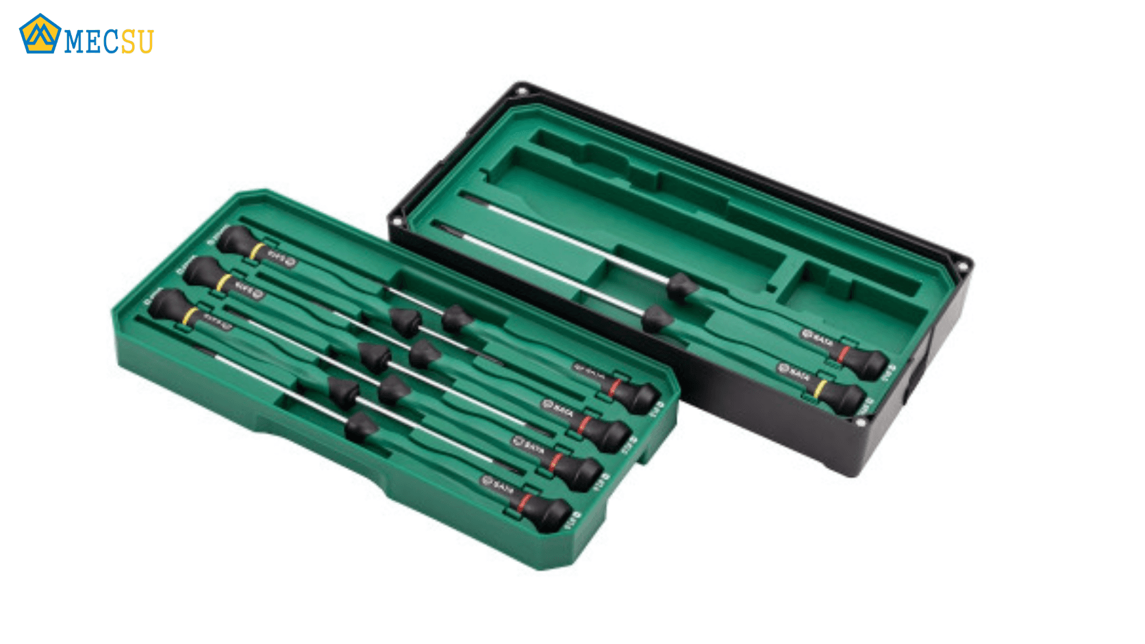 Bộ Tua Vít Chính Xác Đầu Dẹp Và Bake 6 Chi Tiết SATA 09312
