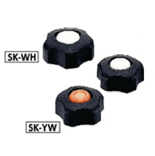 Núm Vặn Nhựa 5 Cánh Vàng OD34 NBK Dòng SK
