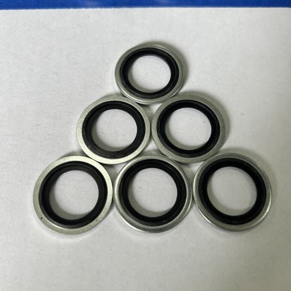 Lông Đền Dầu (Bonded Seal) Cao Su NBR D22 (ID22.7xOD30x2.0)