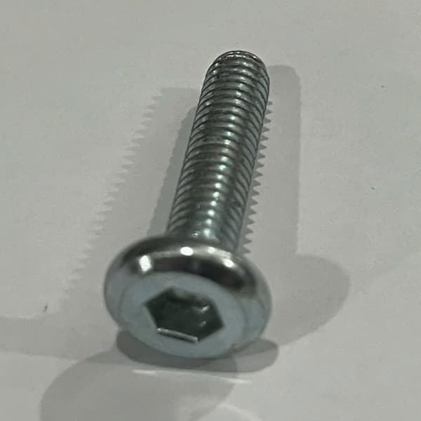 Lục Giác Chìm Đầu Dẹp Thép Mạ Kẽm M6x15