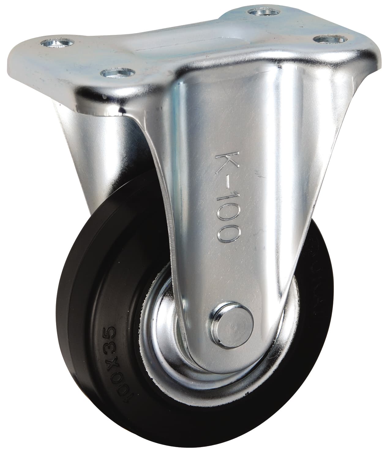 Bánh Xe Cao Su Cố Định Không Phanh D100 UKAI SK-100