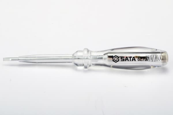 Bút Thử Điện Cán Cầm Cách Điện SATA 62707