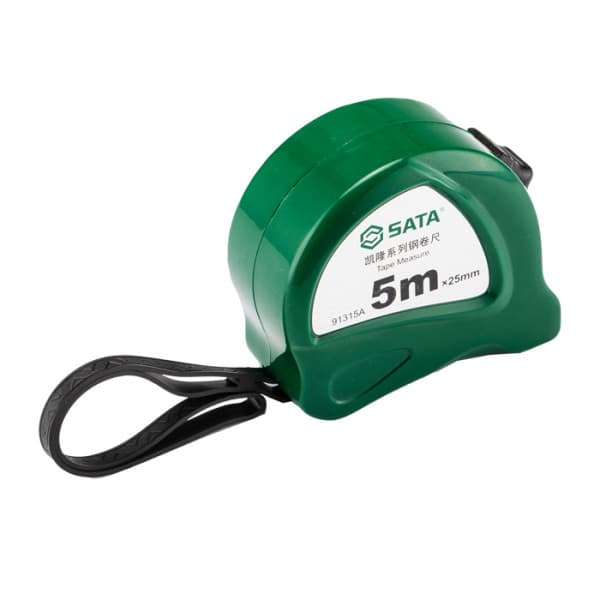 Thước Cuộn Thép Vỏ Nhựa ABS 5m SATA 91315 A