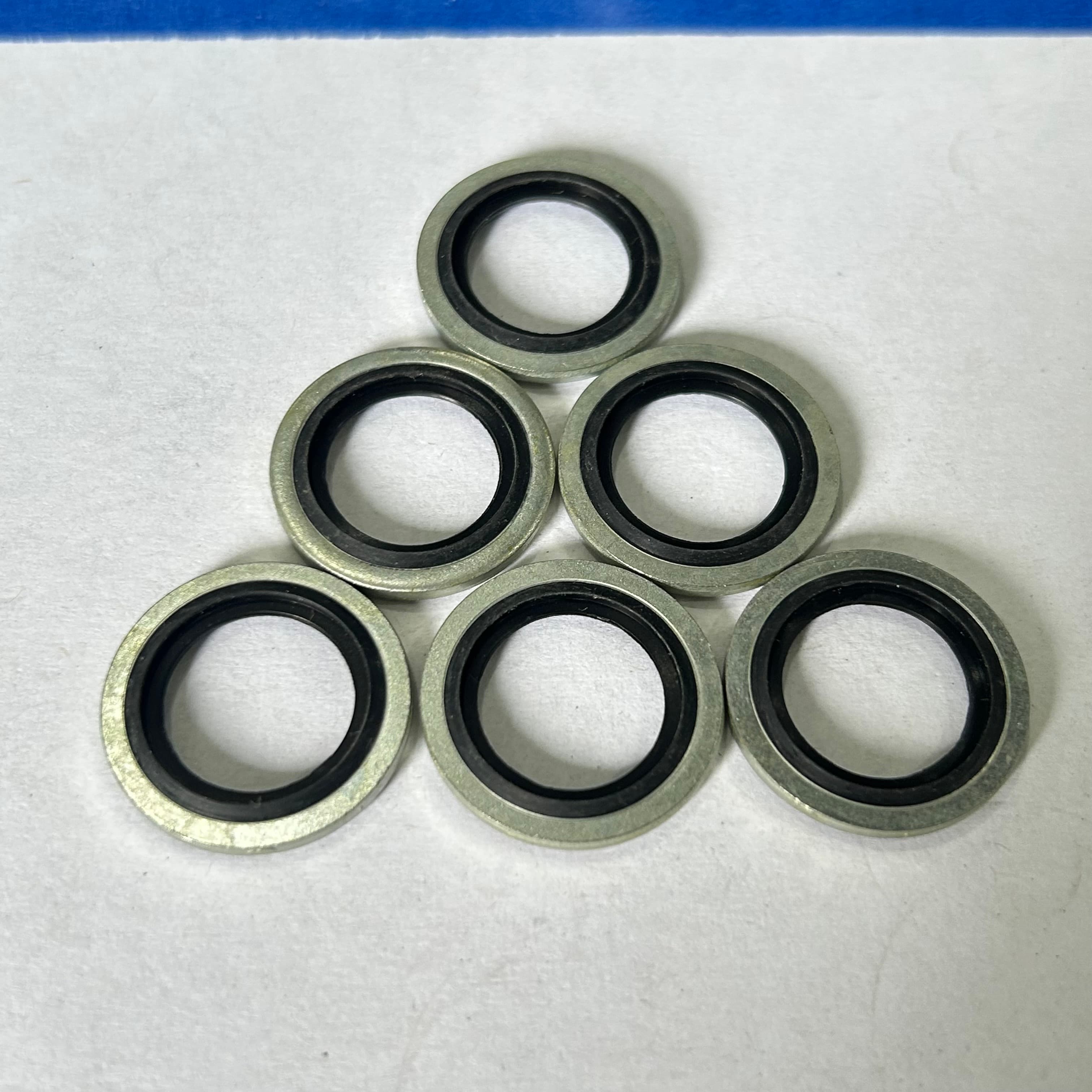 Lông Đền Dầu (Bonded Seal) Cao Su NBR D3/8" (ID17.28xOD23.8x2.0)