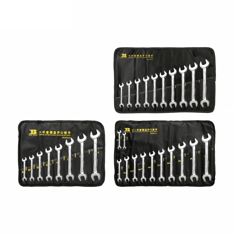 Bộ Cờ Lê 2 Đầu Miệng 10 Chi Tiết Cao Cấp Bosi BS383310